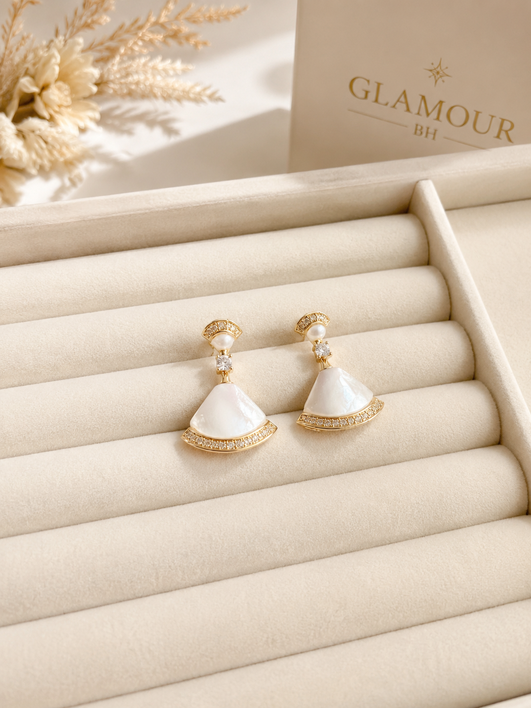 Shell earring- 18 GOLD PLATED earrings
