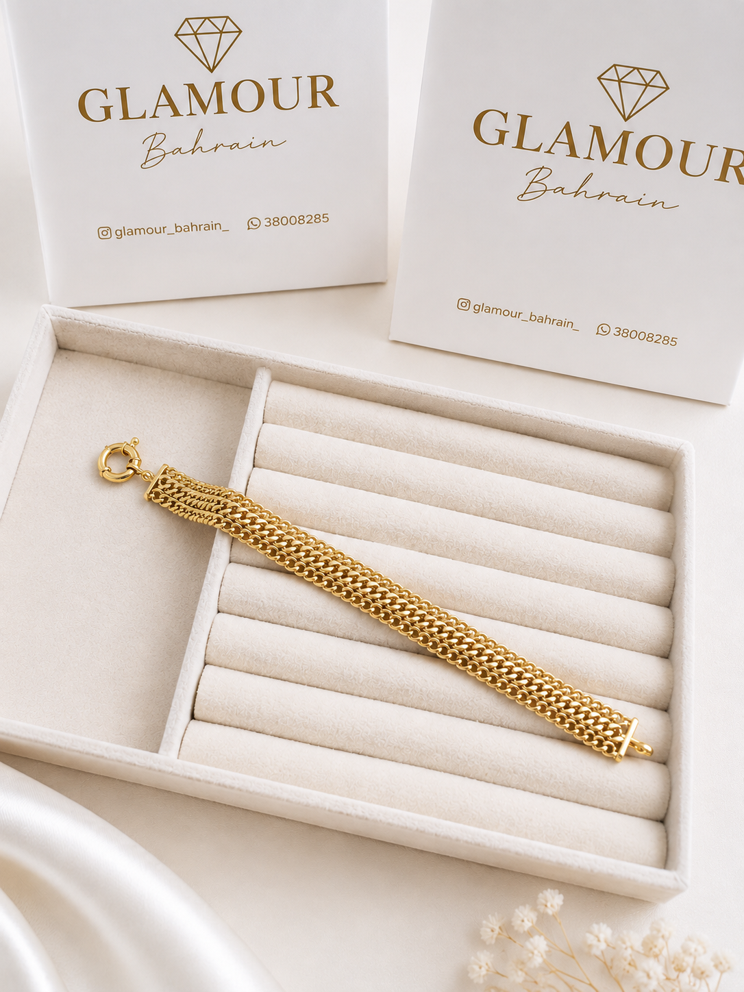 18K GOLD PLATED BRACELET CHAIN