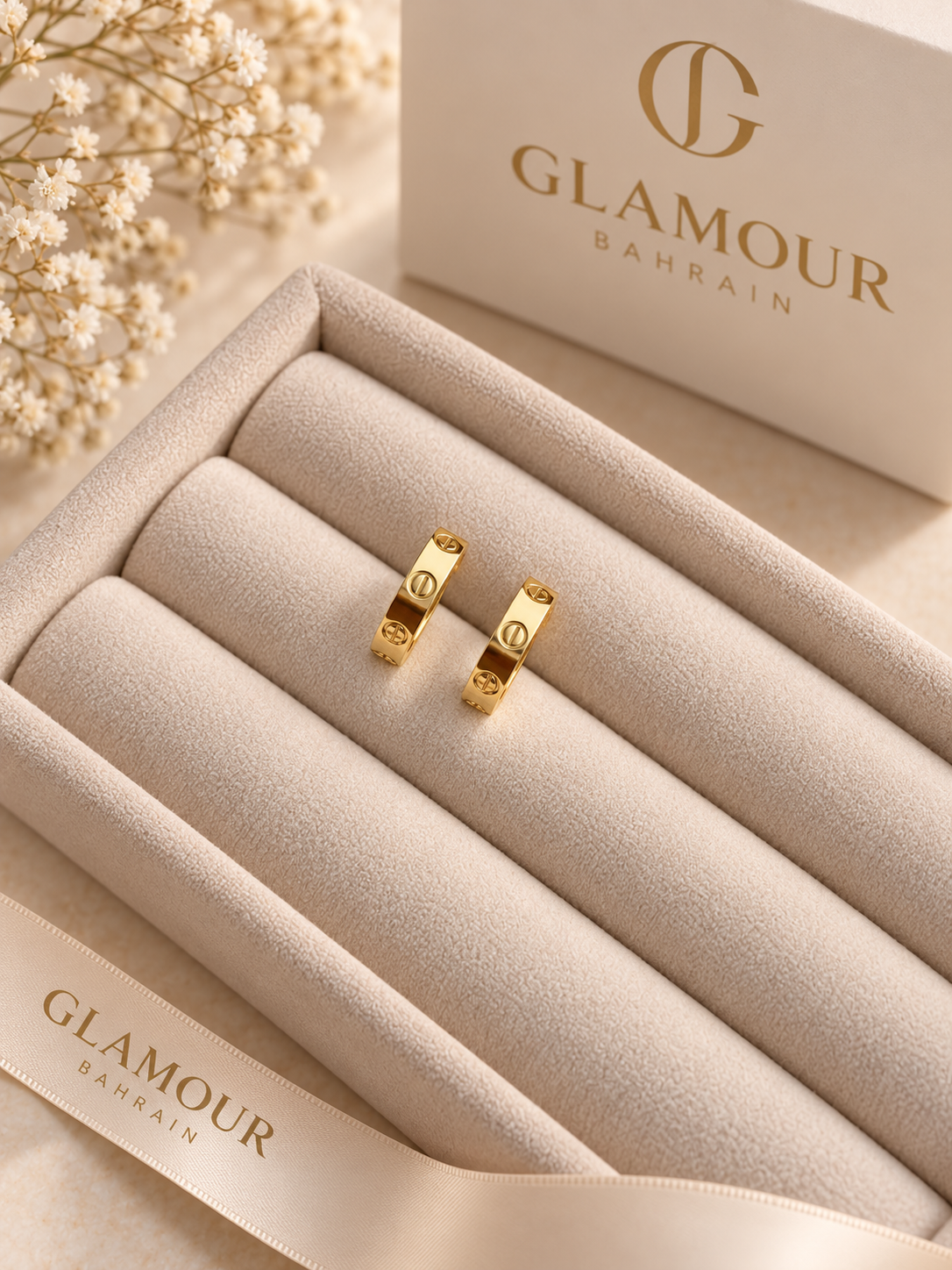 Earrings cartier 18k gold plated