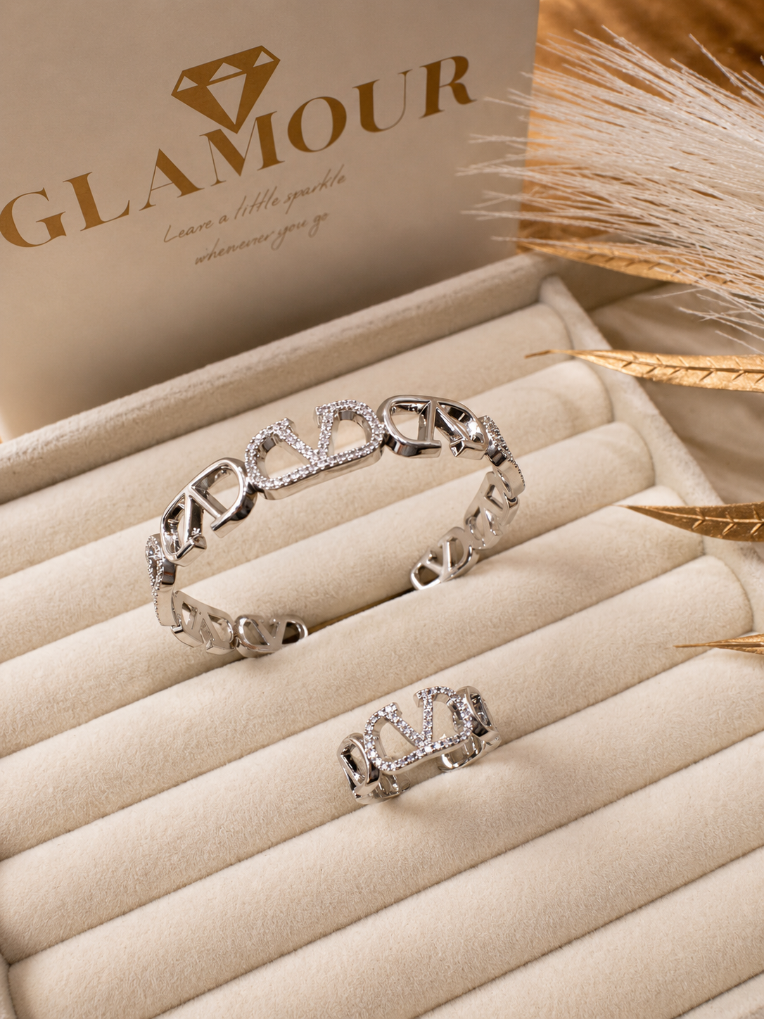VALENTINO SILVER COLOR SET