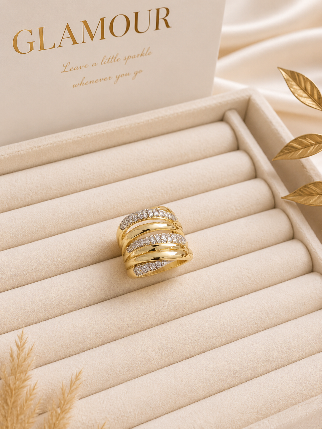 18K GOLD PLATED RING