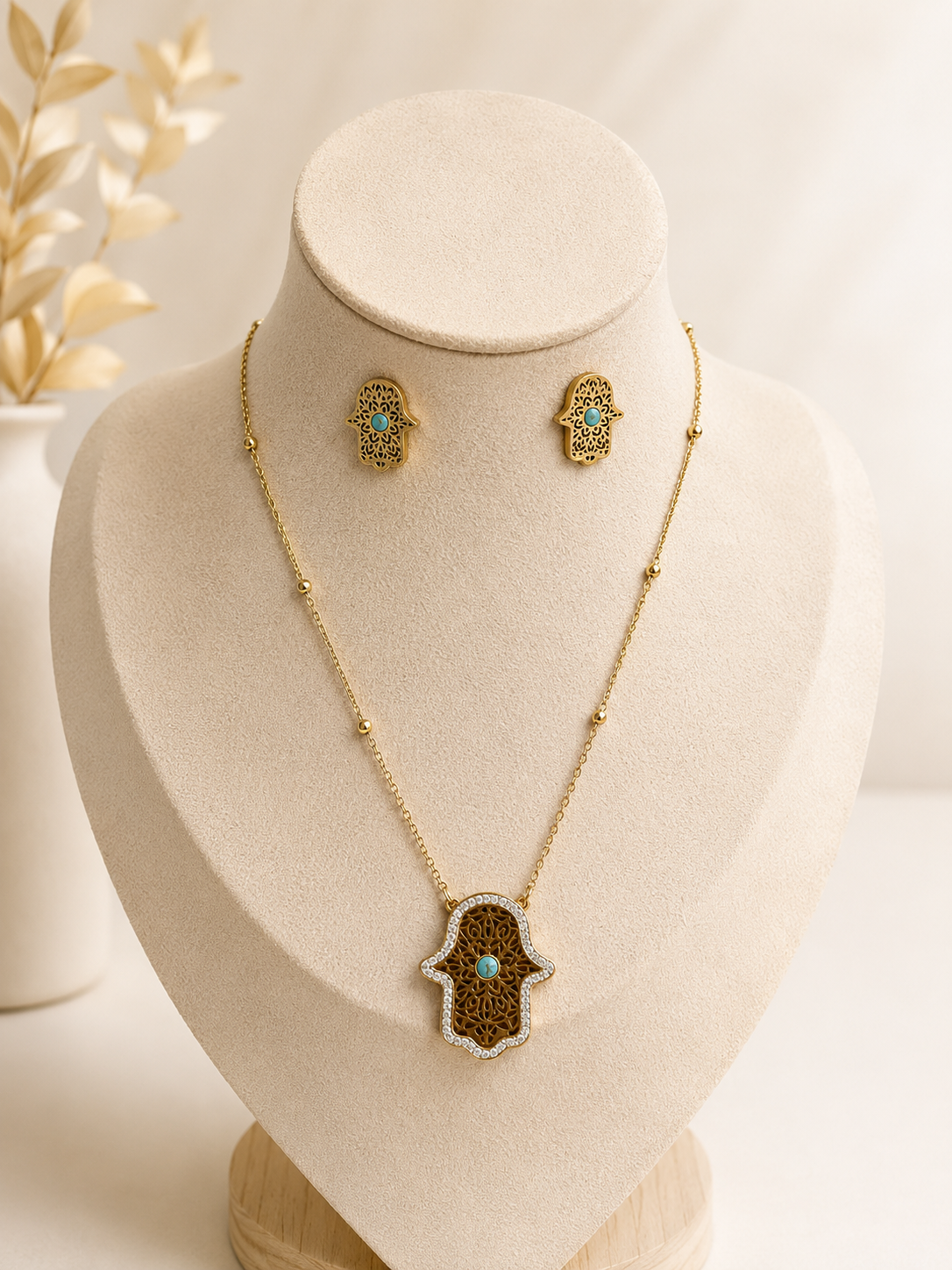 Set NECKLACE AND EARRINGS-ARABIC STYLE-