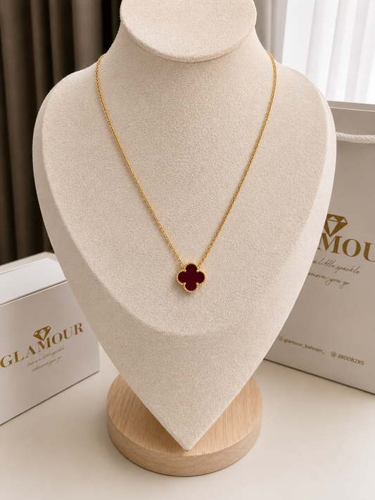 18K gold plated RED VAN CLEEF NECKLACE