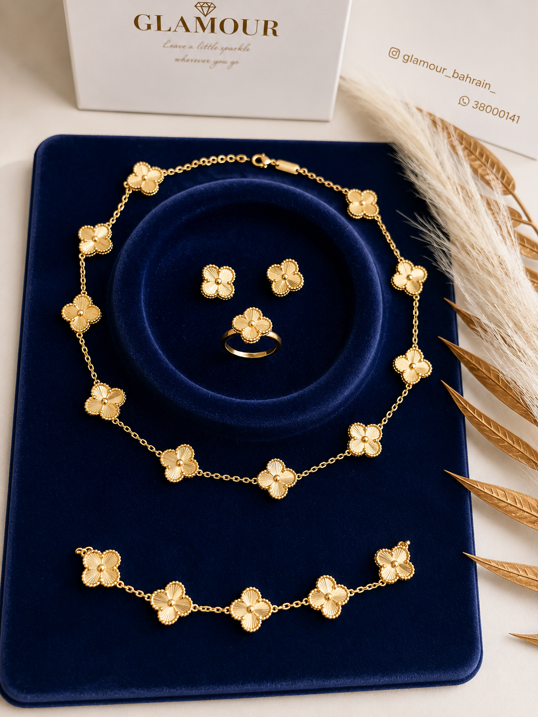 22K GOLD PLATED VAN CLEEF SET