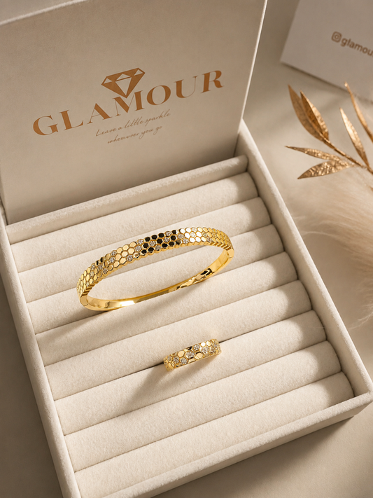 GOLD COLOR CHAUMET SET