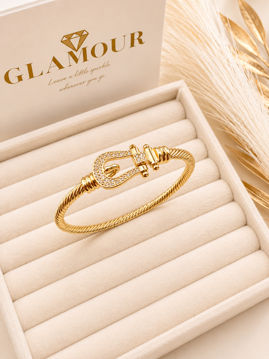 LOCK BRACELET GOLD COLOR