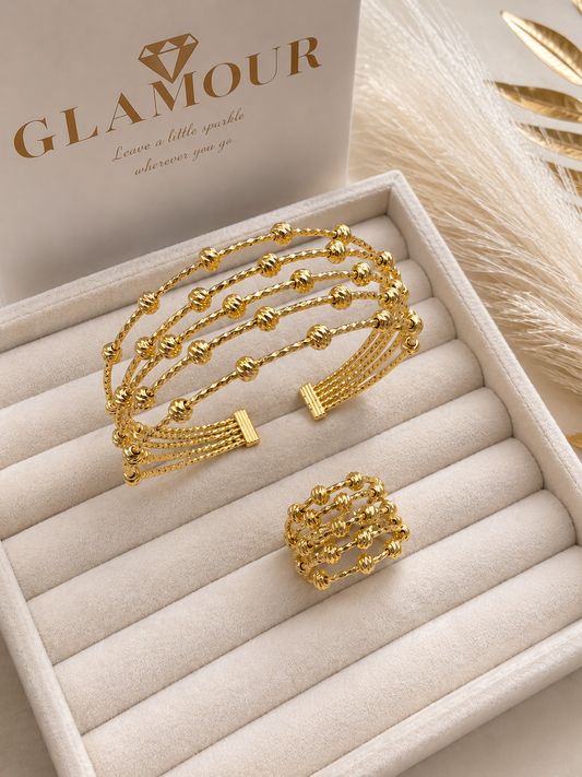 TRENDY 21 GOLD PLATED SET