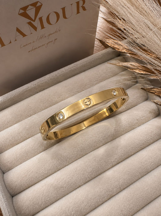 CARTIER LOVE BRACELET WITH ZIRCON