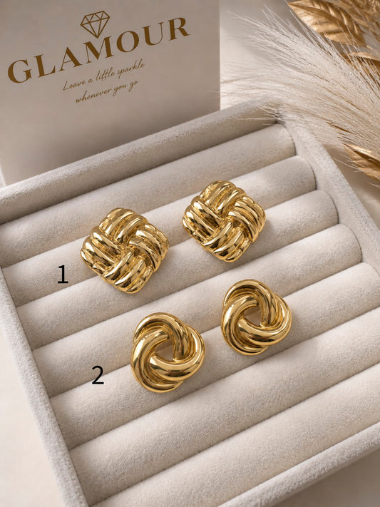 18K GOLD PLATED EARRING
